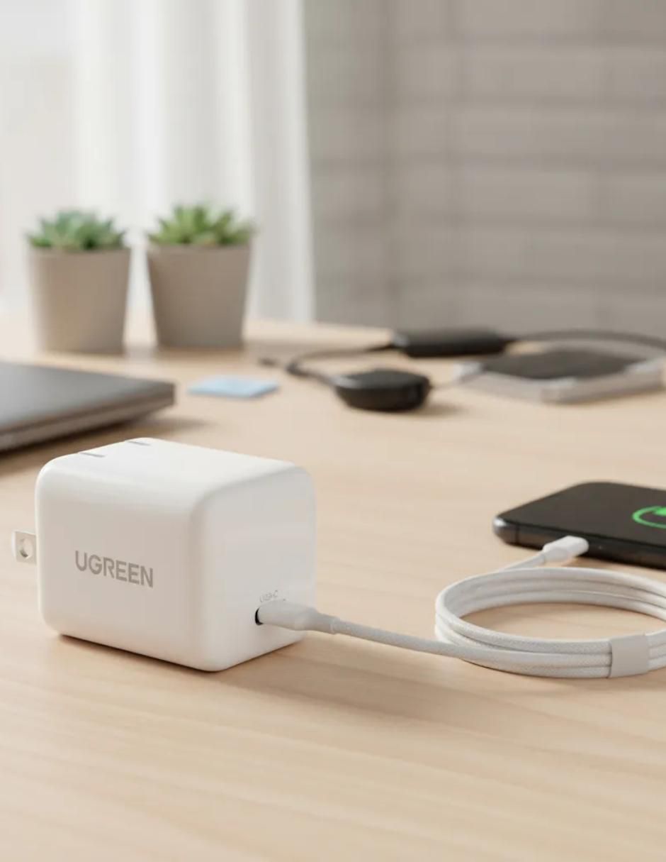 Cargador pared de 30 W USB tipo C Nexode Mini GaN 5