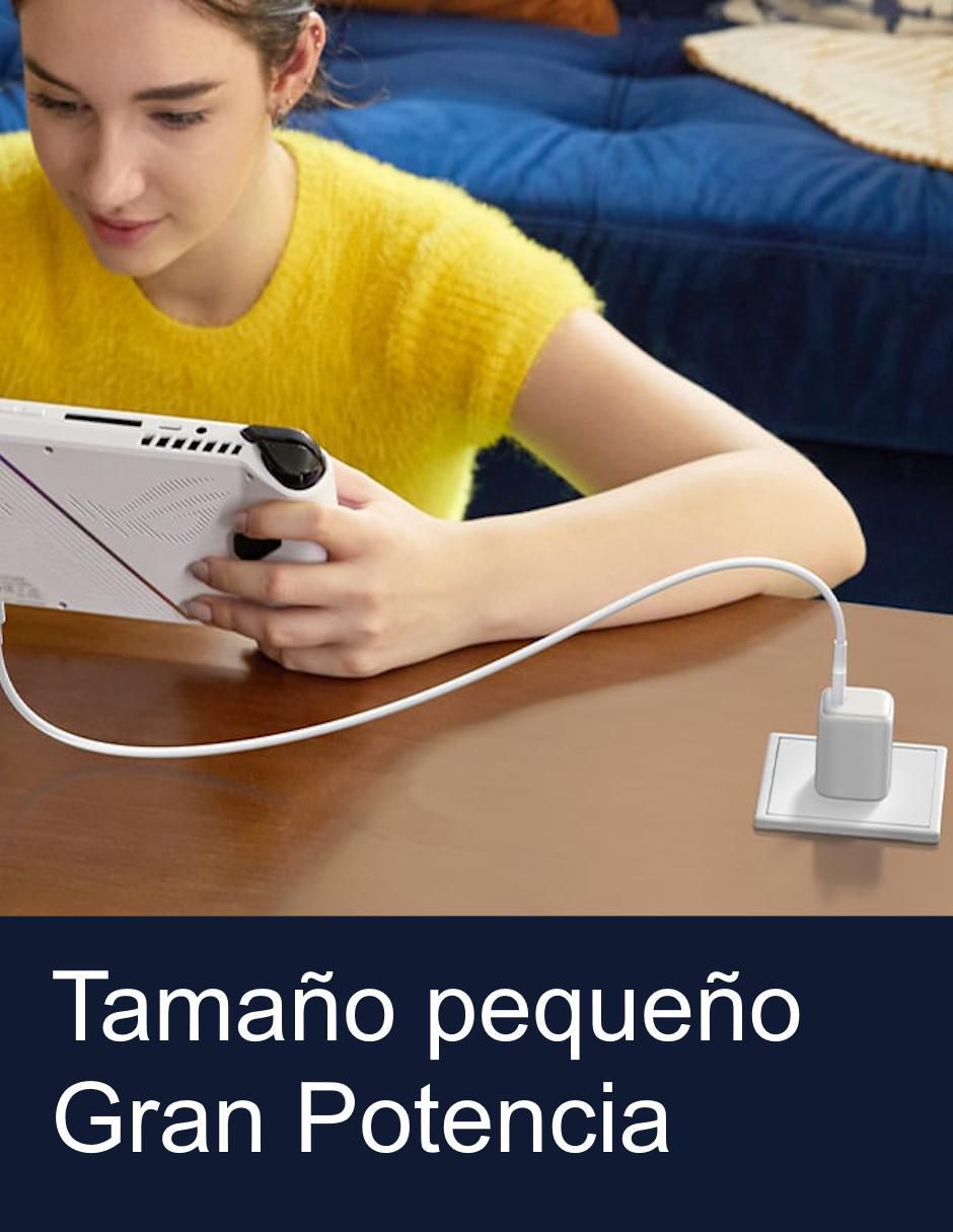 Cargador pared de 30 W USB tipo C Nexode Mini GaN 6