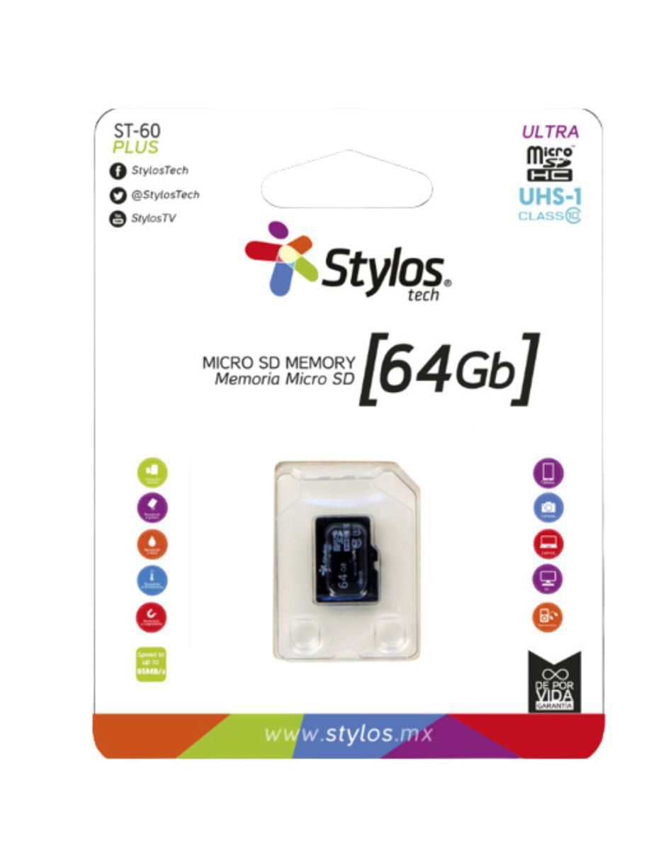 Memoria SDHC capacidad 64 GB 3