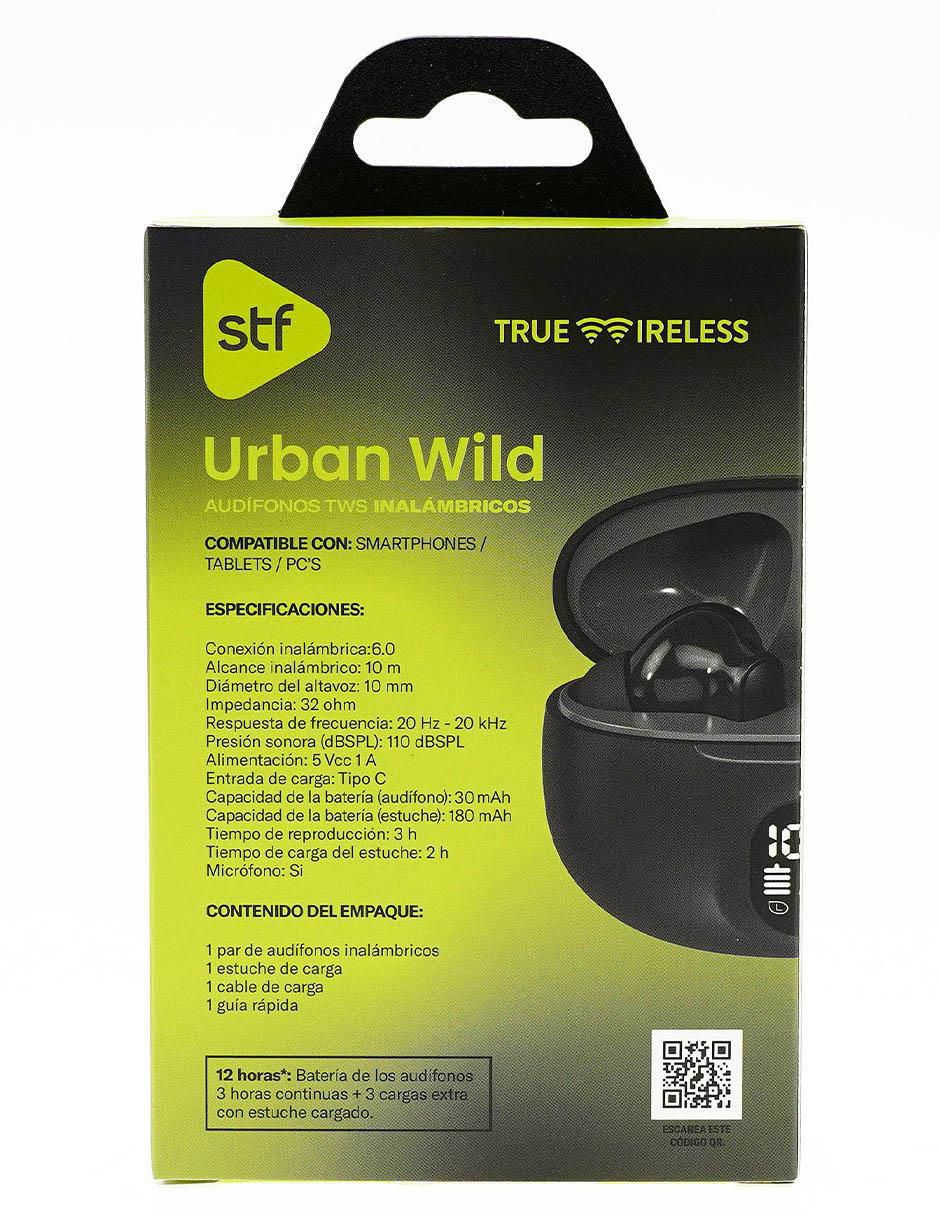 Audífonos true wireless stf urban wild tws inalámbrica "con (si aplica)" no no aplica