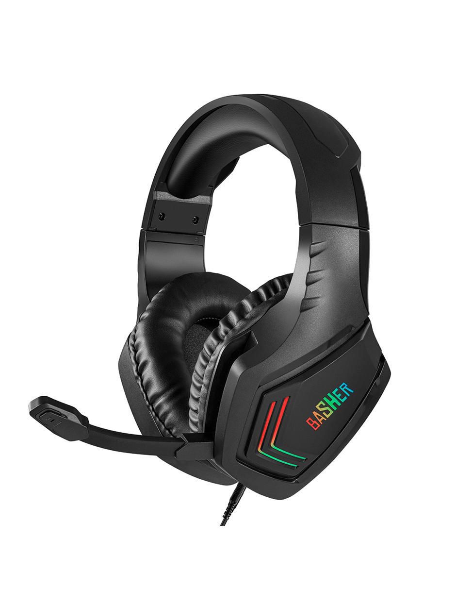 Audífonos gamer Over-Ear BASH-4208 alámbrica