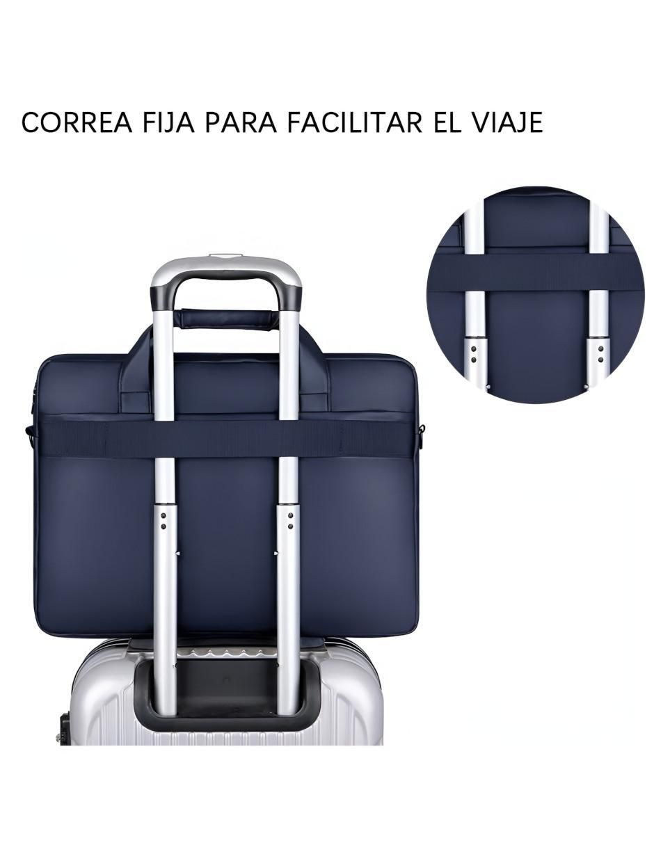 Portafolio bolsa porta laptop 16 pulgadas de textil 3