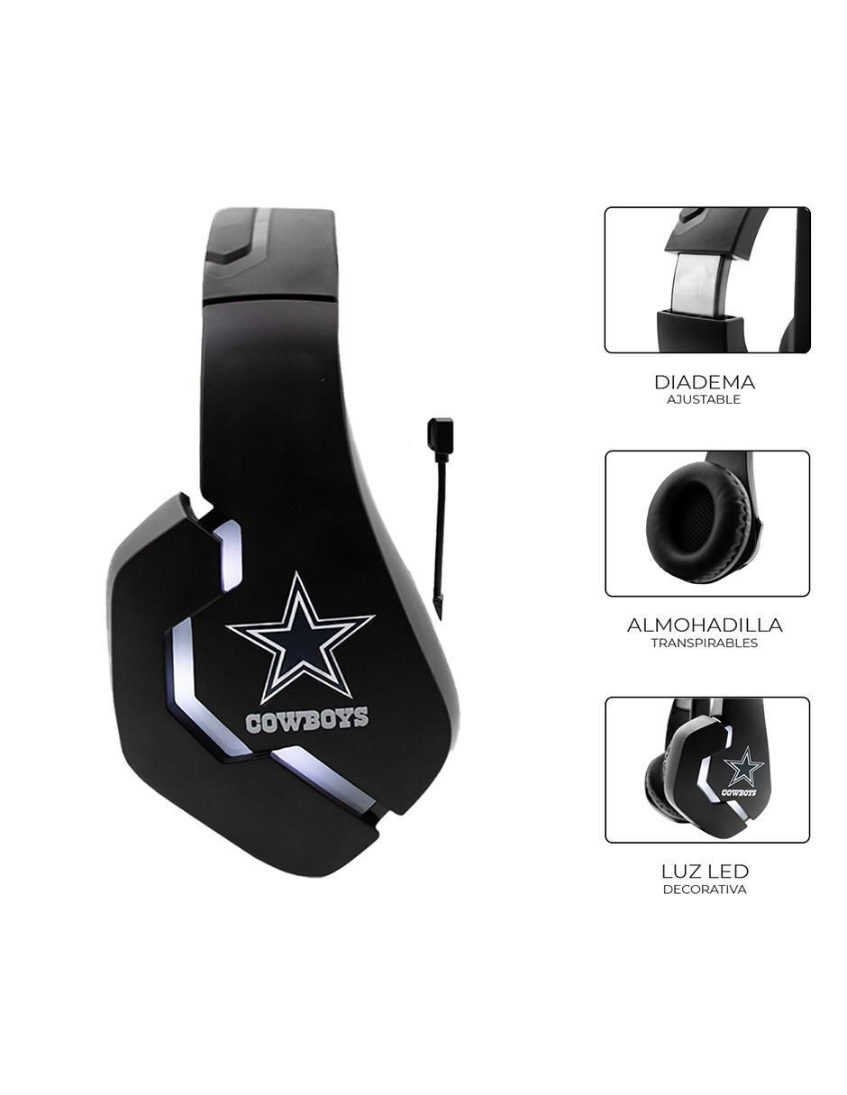 Audífonos gamer Dallas Cowboys alámbricos 3 2