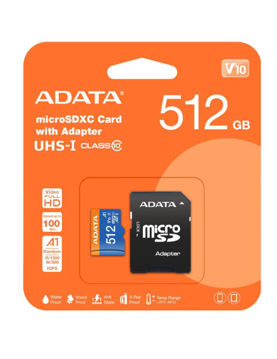 Memoria SDXC capacidad 512 GB 3