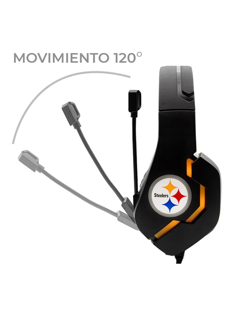 Audífonos gamer Steelers alámbricos 324906DF01UN 5