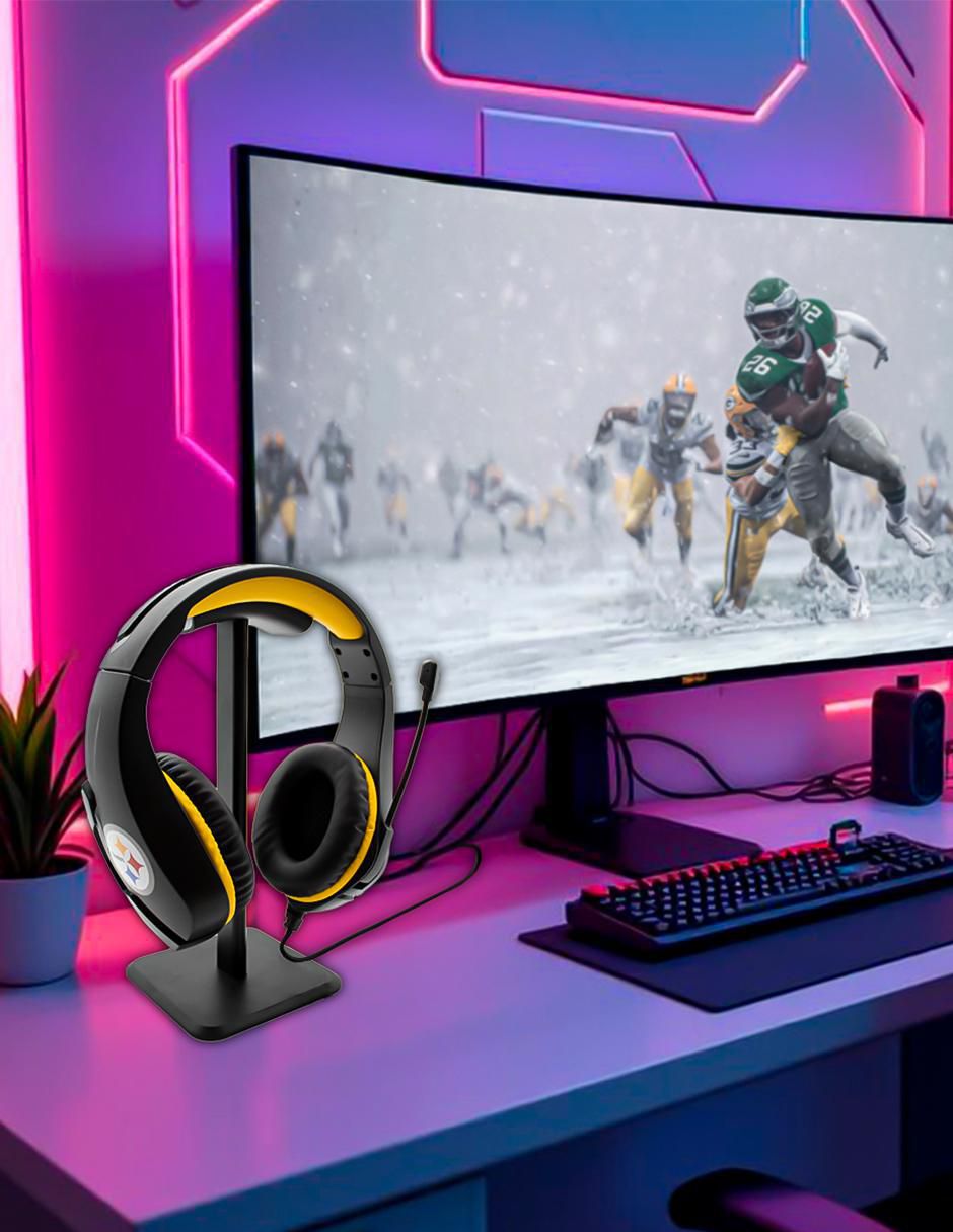 Audífonos gamer Steelers alámbricos 324906DF01UN 7