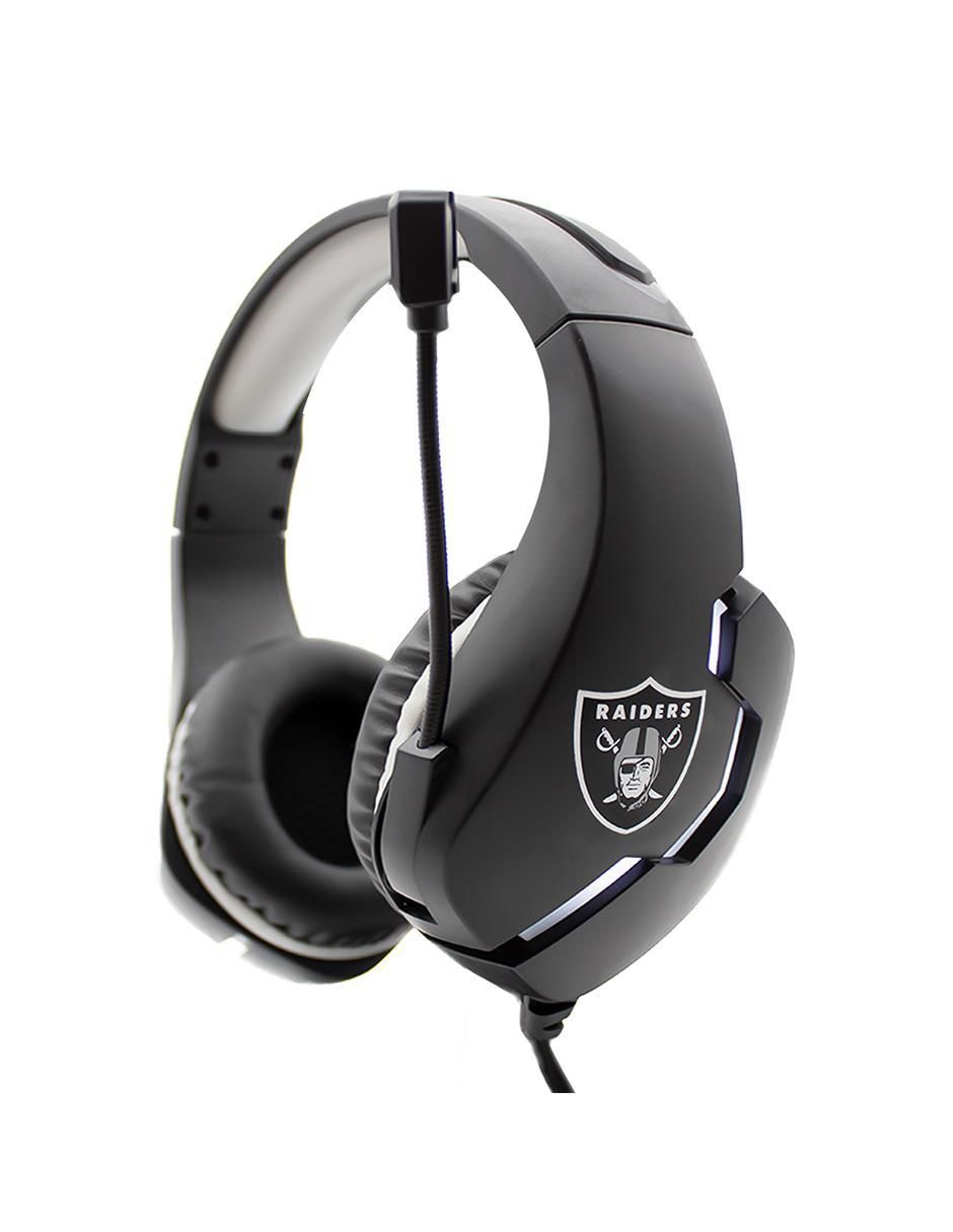 Audífonos gamer Las Vegas Raiders alámbricos 3 Audífonos gamer Las Vegas Raiders alámbricos 3