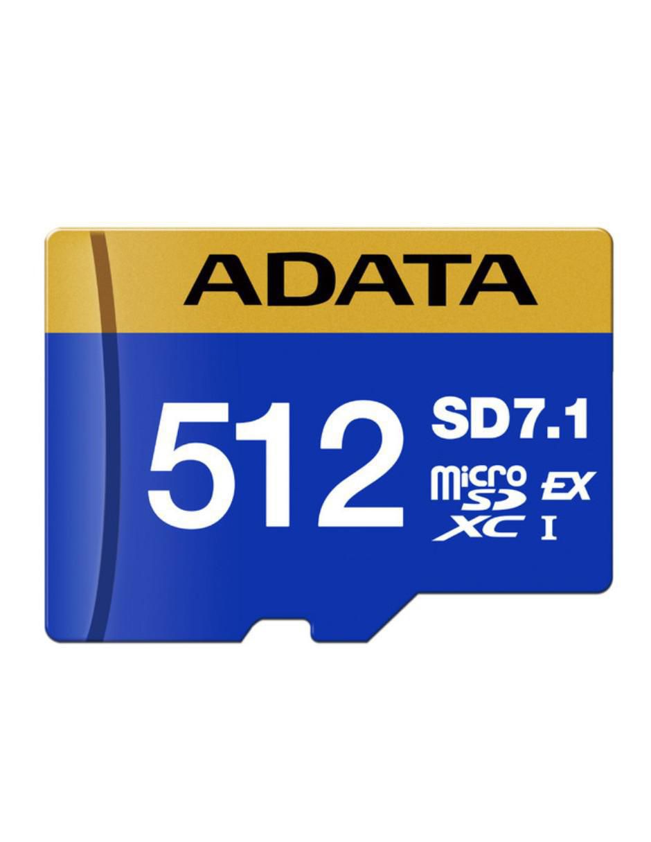 Memoria micro SDXC capacidad 512 GB