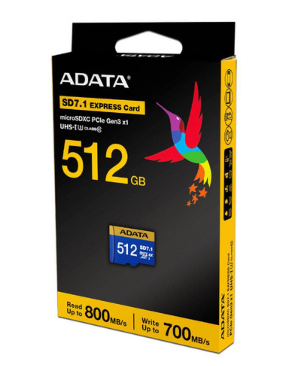 Memoria micro SDXC capacidad 512 GB 3