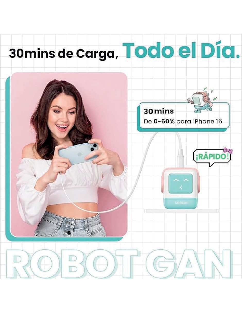 Cargador pared de 30 W USB tipo C 45089 3