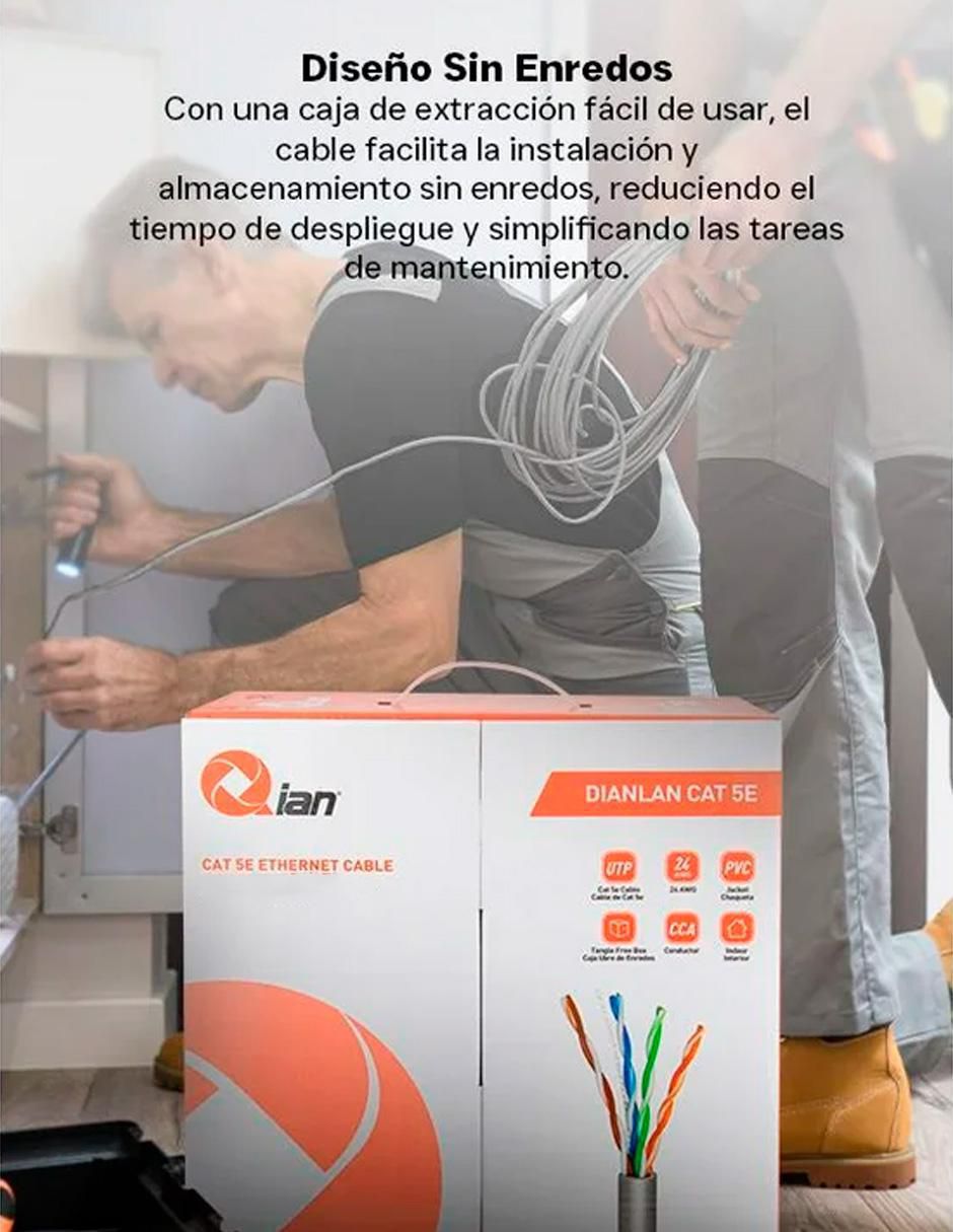 Cable UTP Ethernet a tipo Ethernet de 1 m 4