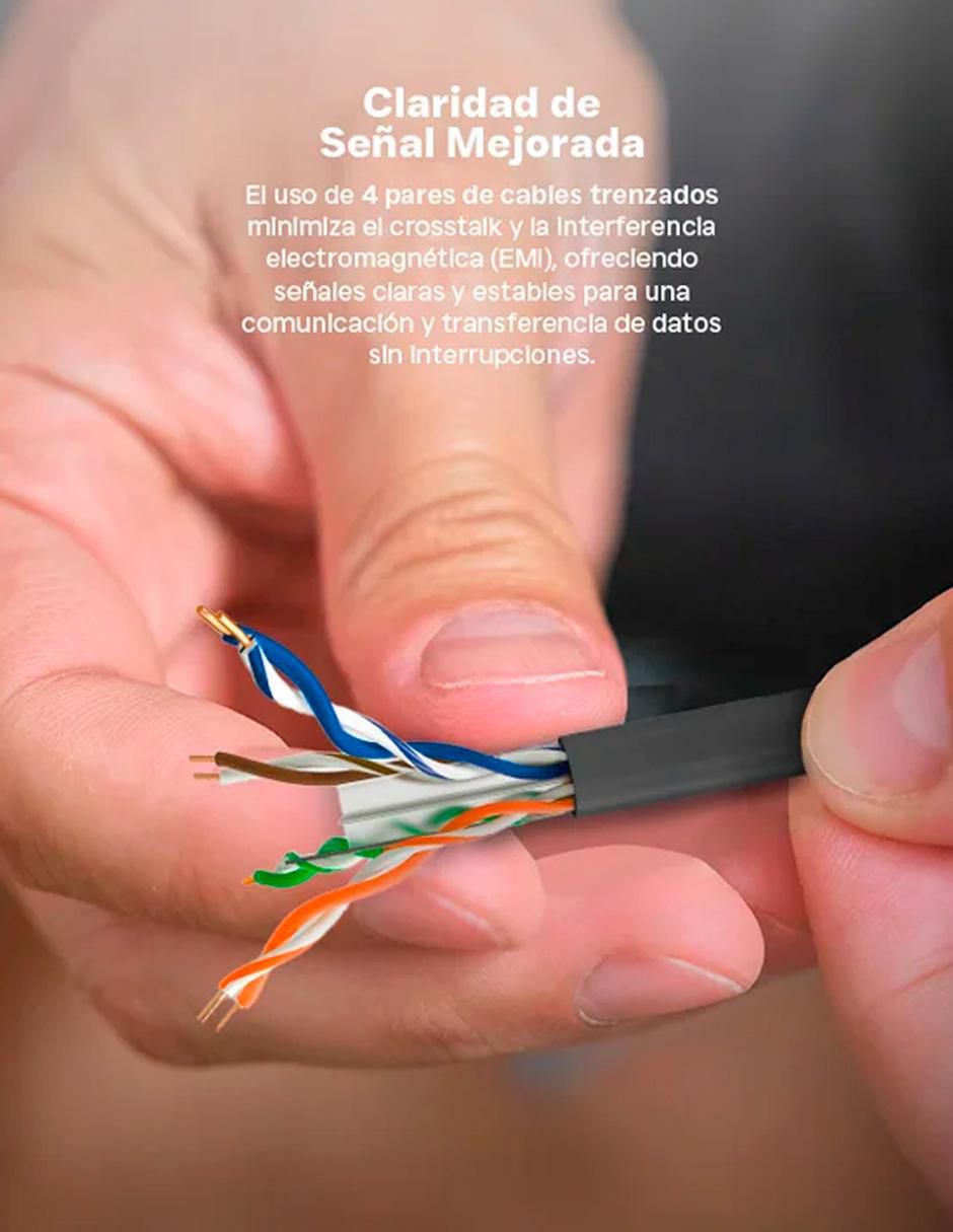 Cable UTP Ethernet a tipo Ethernet de 1 m 6