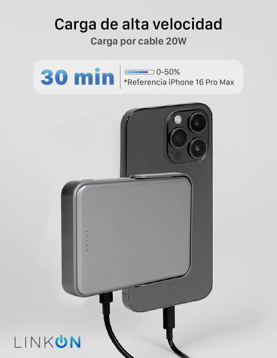 Batería portátil 10000 mAh Power Mag Abs 6