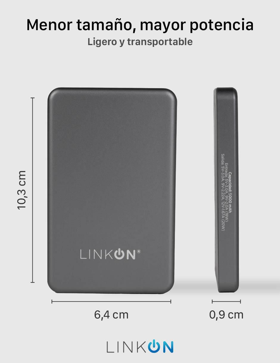 Batería portátil 5000 mAh Power Mag 5000 9