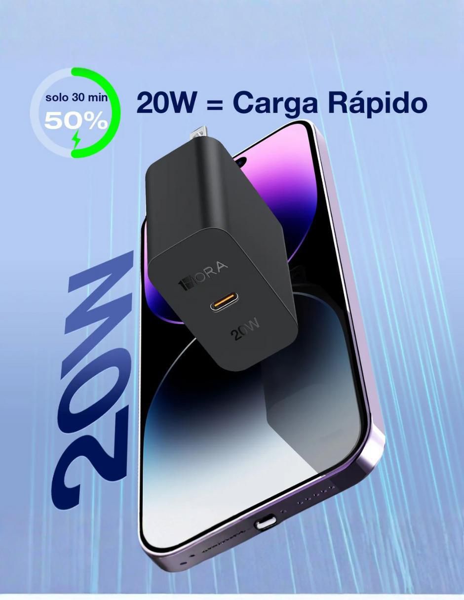 Cargador pared de 20 W USB tipo C GAR152 2