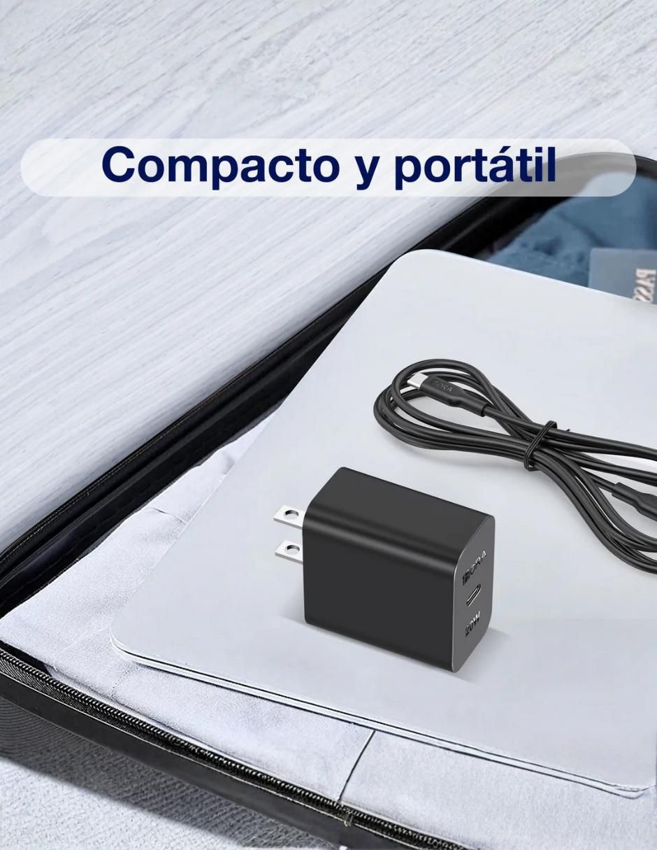 Cargador pared de 20 W USB tipo C GAR152 7