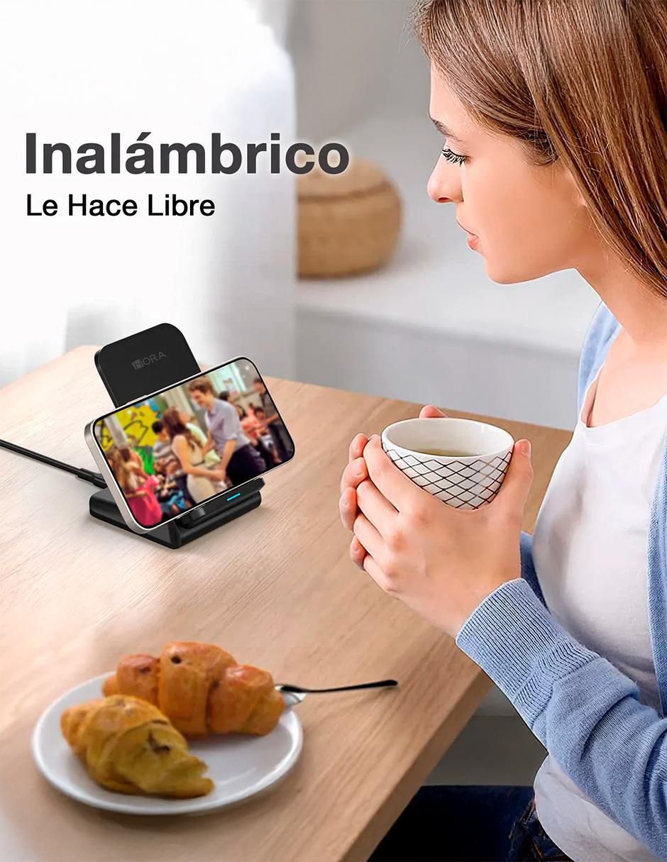 Soporte para celular con cargador inalámbrico edición estándar 5