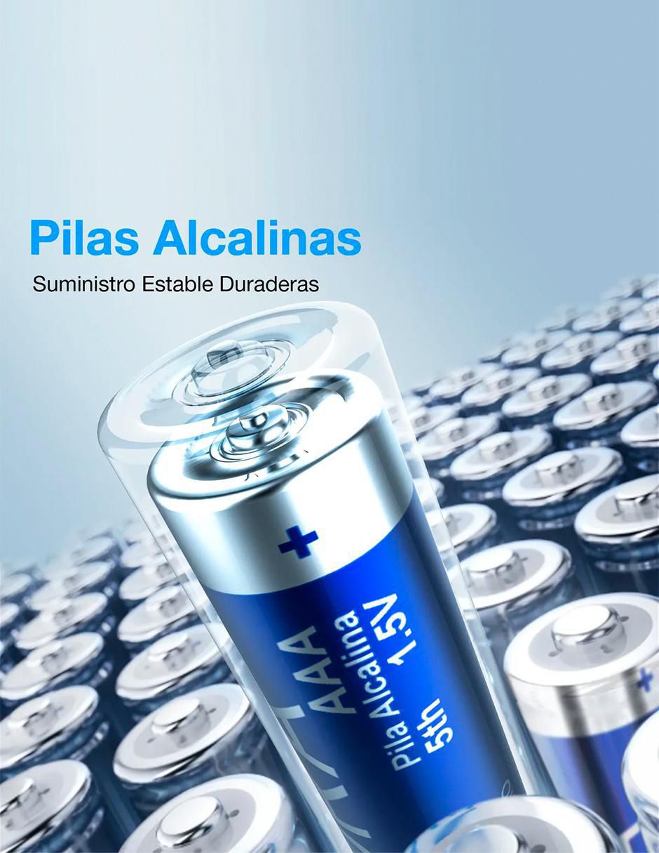 Batería AAA alcalino 1.5 v 5