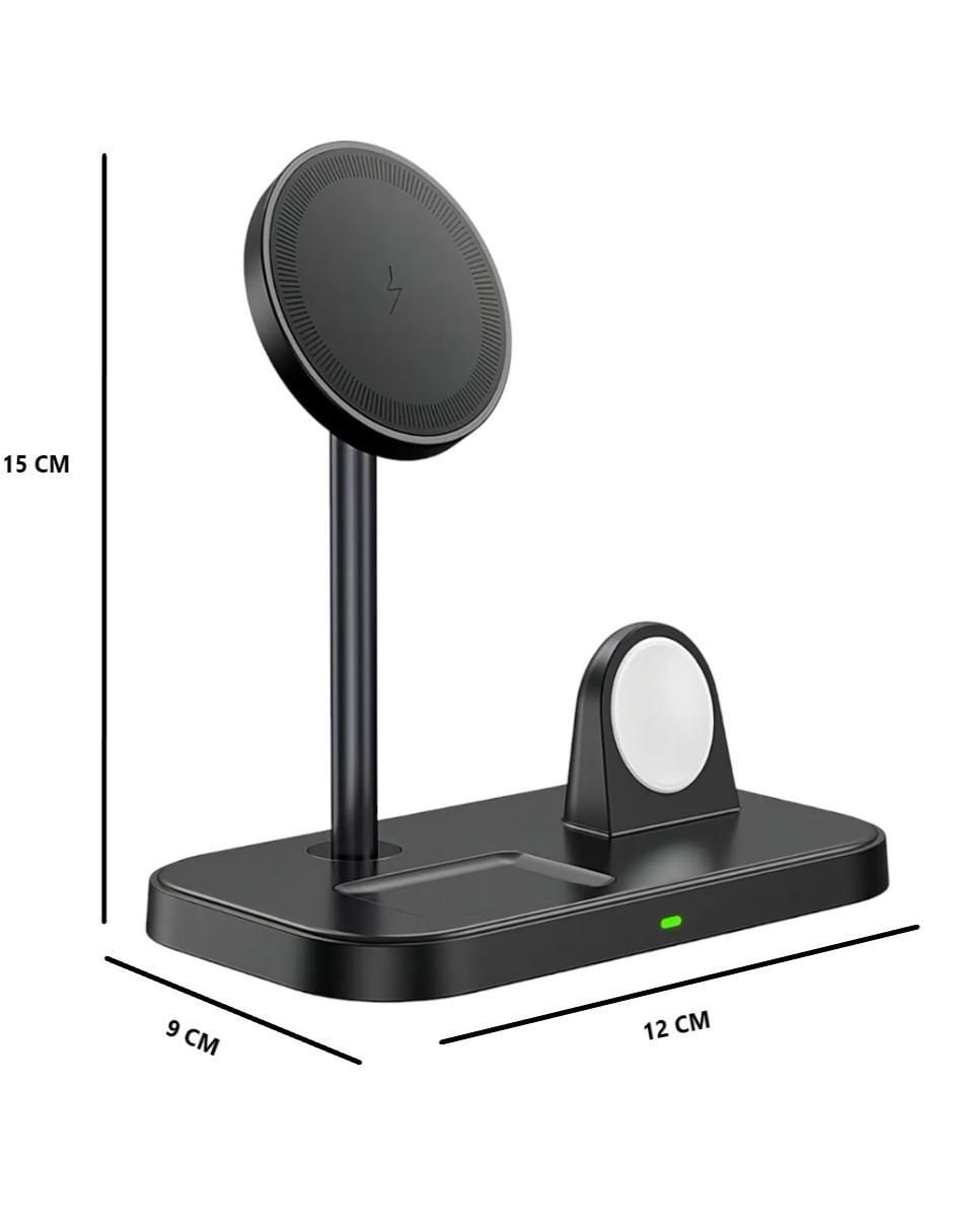 Estación de carga 3 en 1 de 5 w usb tipo c 7