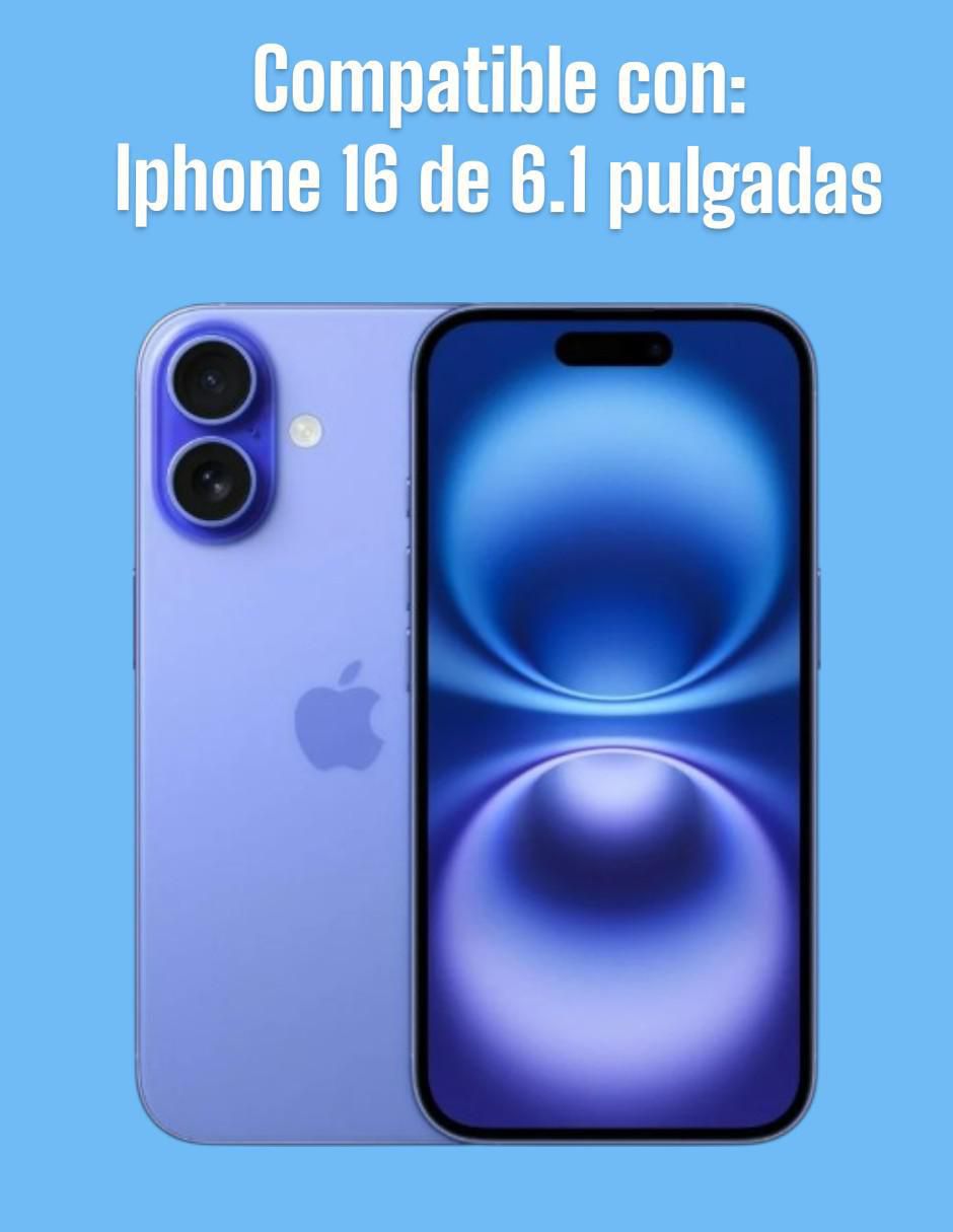 Funda para iPhone 16 de silicón 3