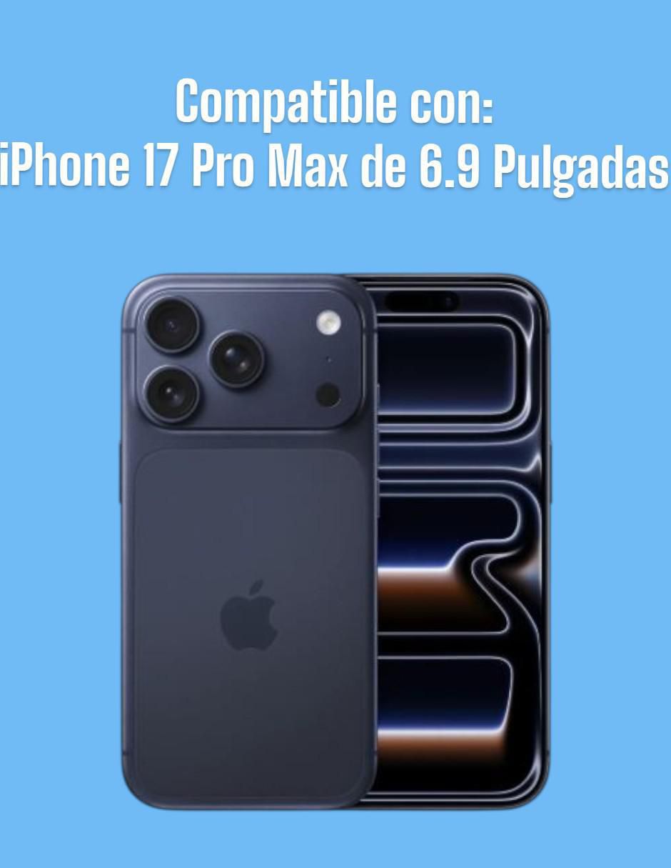 Funda para iPhone 17 Pro Max de silicón 3
