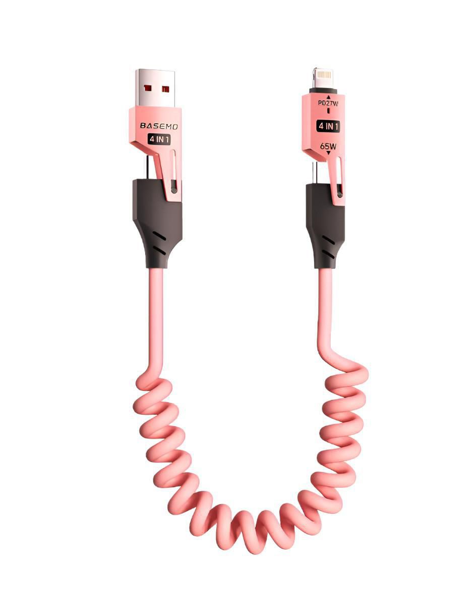 Cable USB Lightning, micro usb y tipo C a tipo usb c de 1.5 m