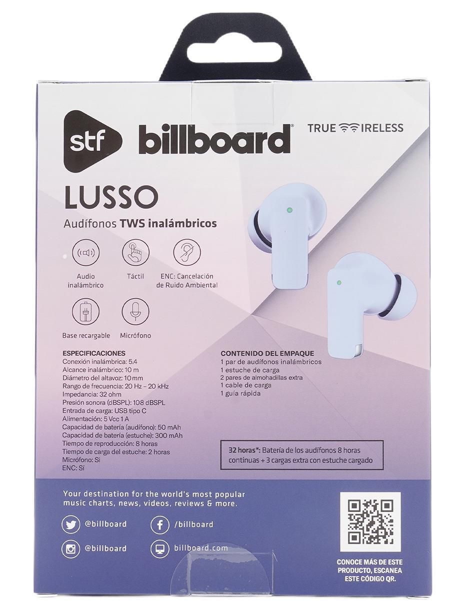 Audífonos true wireless billboard lusso inalámbrica "con (si aplica)" sí no aplica