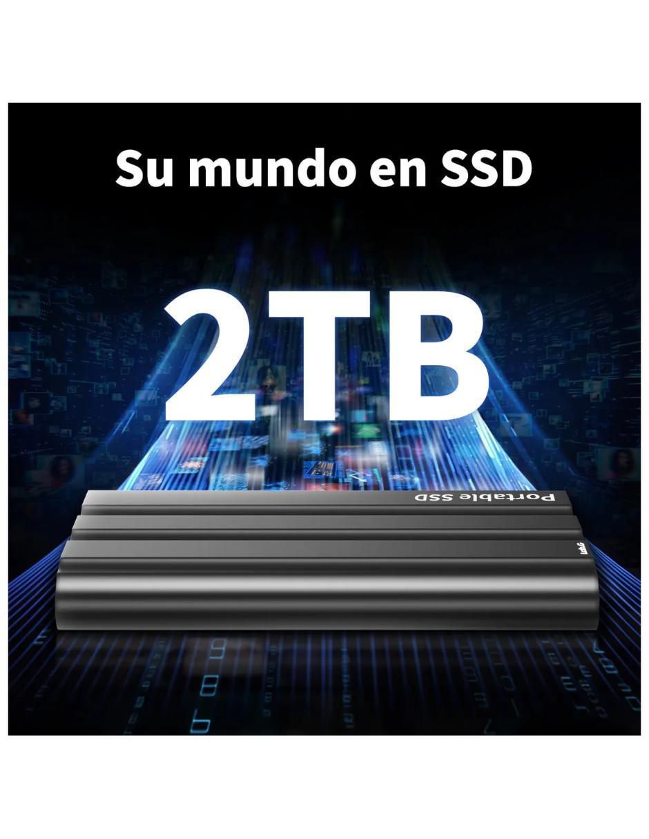 Disco duro externo capacidad 2 TB 2