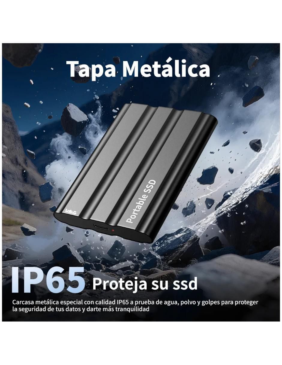 Disco duro externo capacidad 2 TB 4