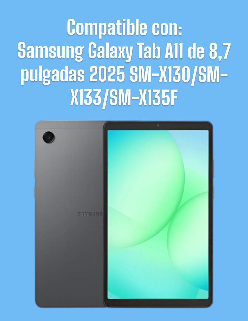 Funda para tablet teknet samsung galaxy tab a11 de 8,7 pulgadas sm-x130