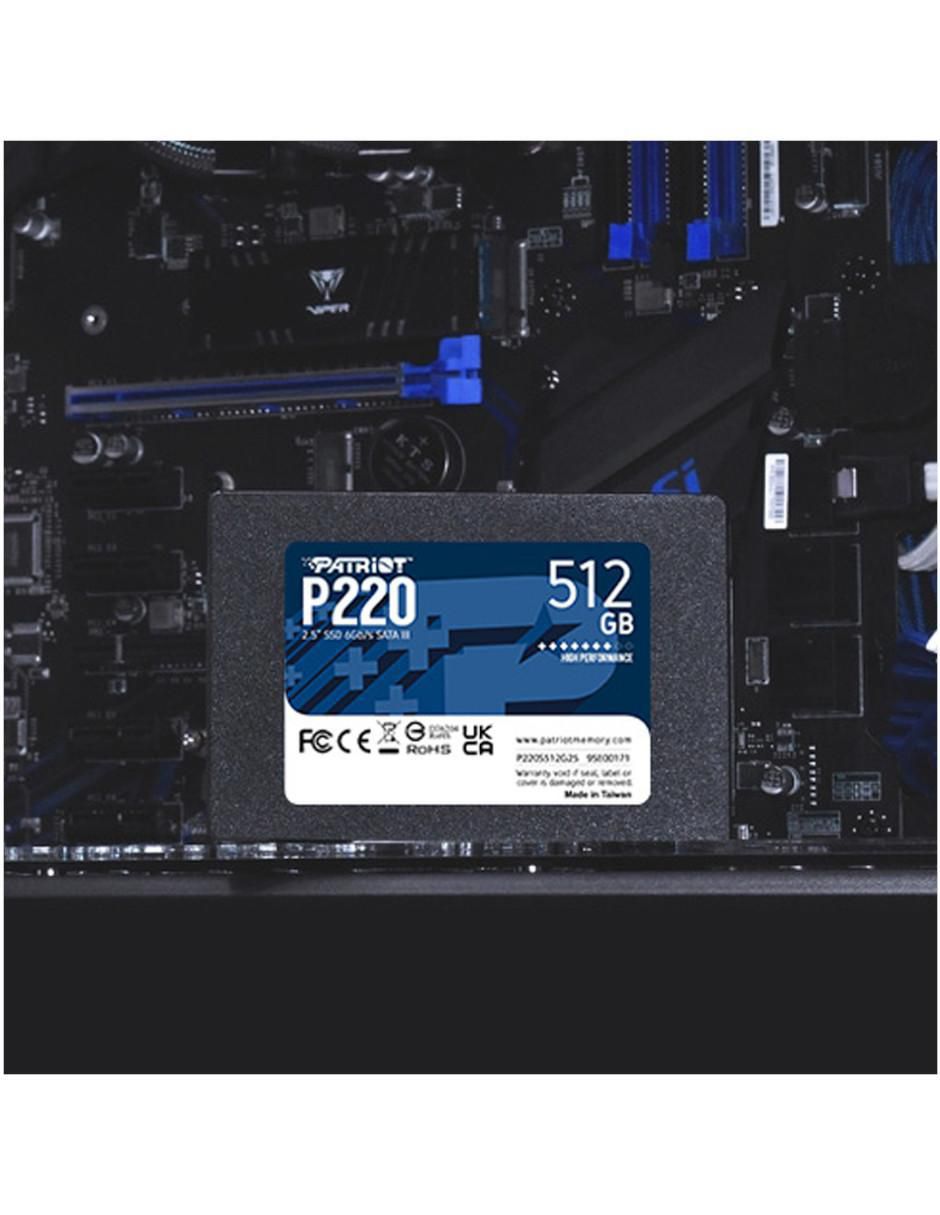 Unidad SSD capacidad 512 GB 4