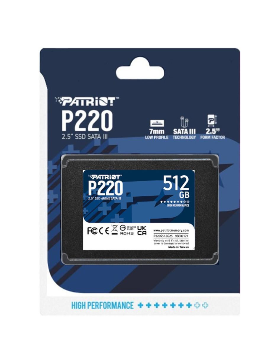 Unidad SSD capacidad 512 GB 5