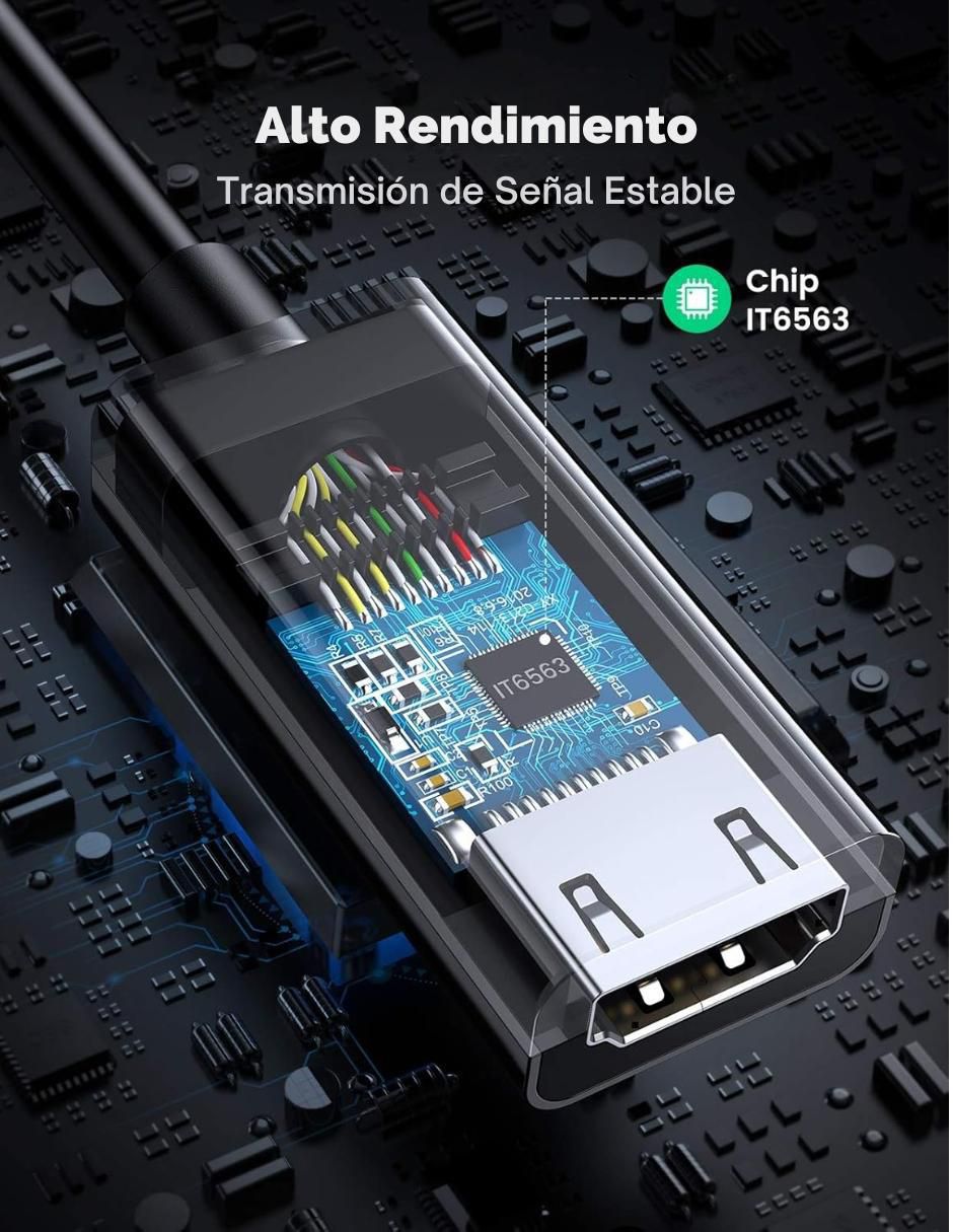 Adaptador de display port a HDMI 5