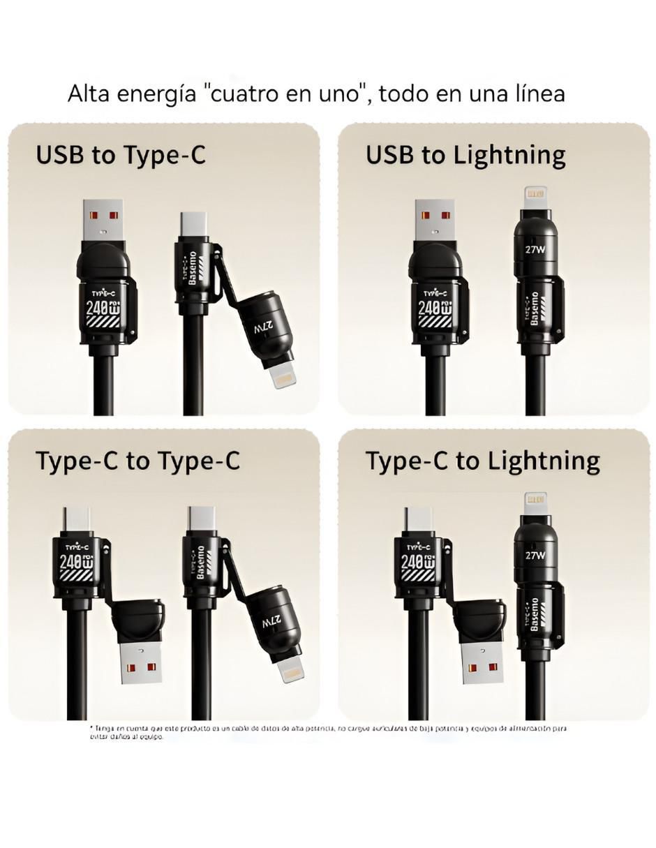 Cable USB C a tipo USB de 2 m 3