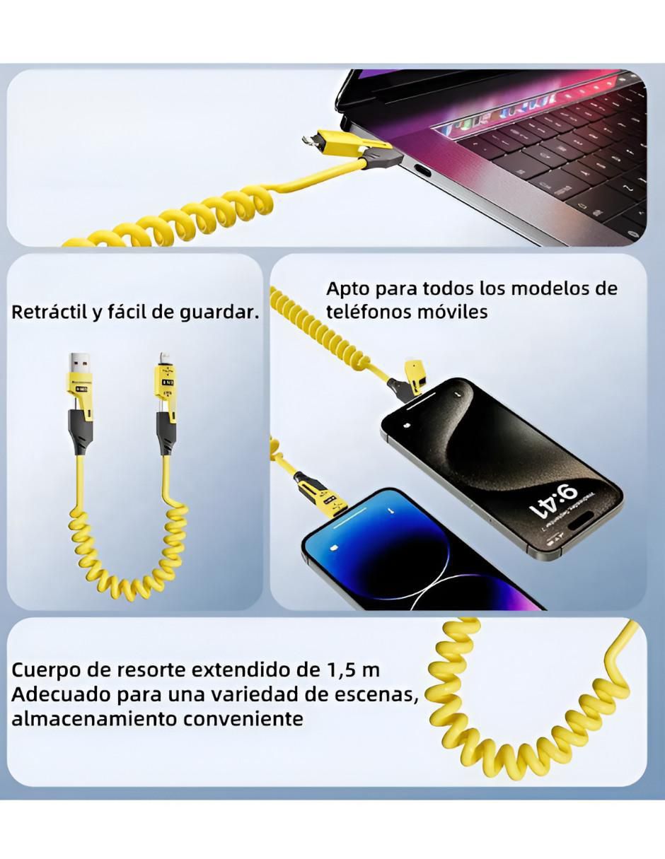 Cable USB a tipo lightning de 2 m 4