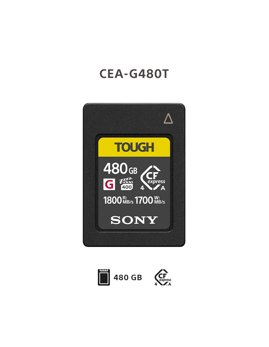Memoria CFexpress capacidad 480 GB 6