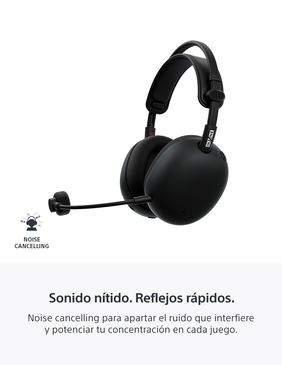 AUDÍFONOS GAMER SONY WH-G910N W, NEGRO
