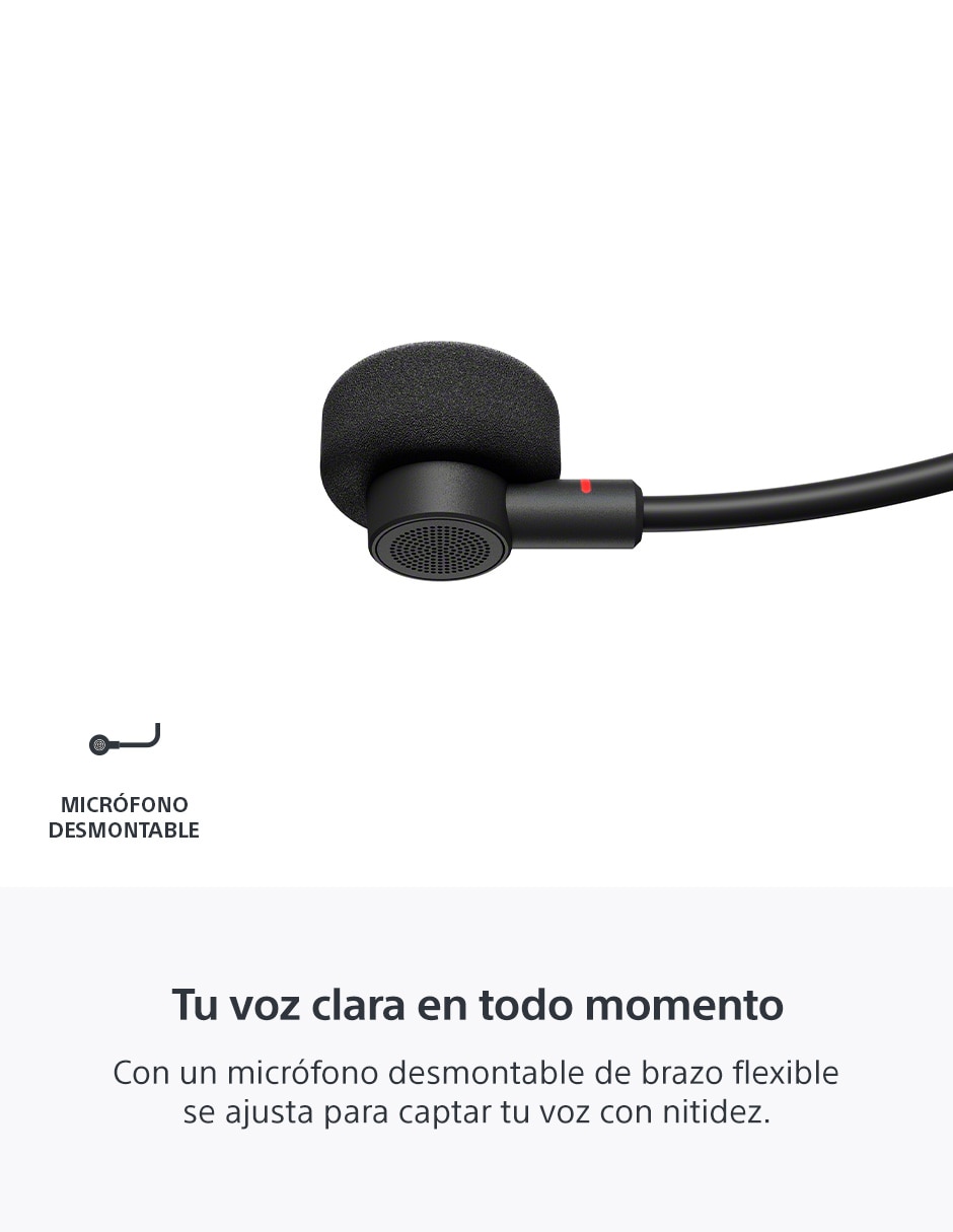 AUDÍFONOS GAMER SONY WH-G910N W, NEGRO