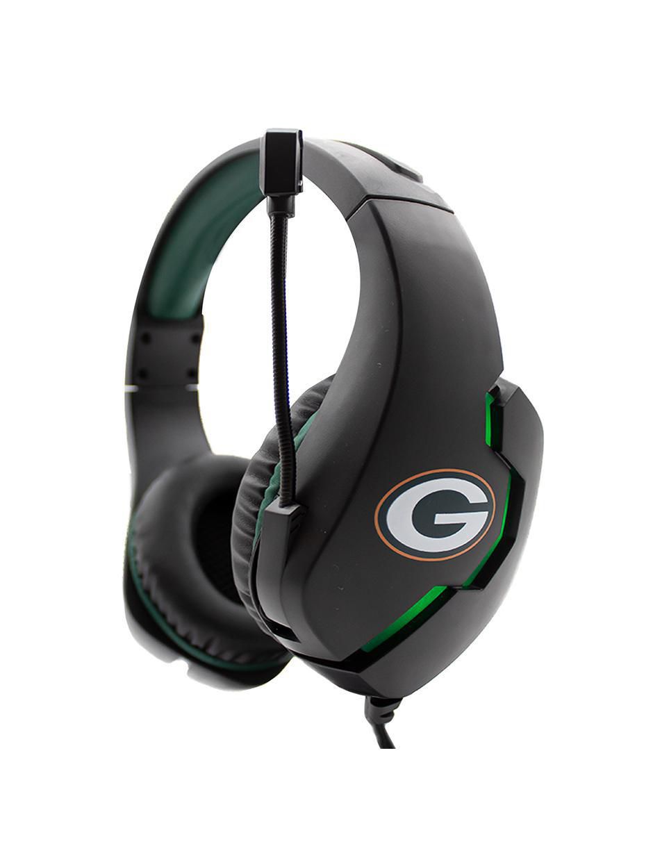 Audífonos gamer Green Bay Packers alámbrica 33 Audífonos gamer Green Bay Packers alámbrica 33