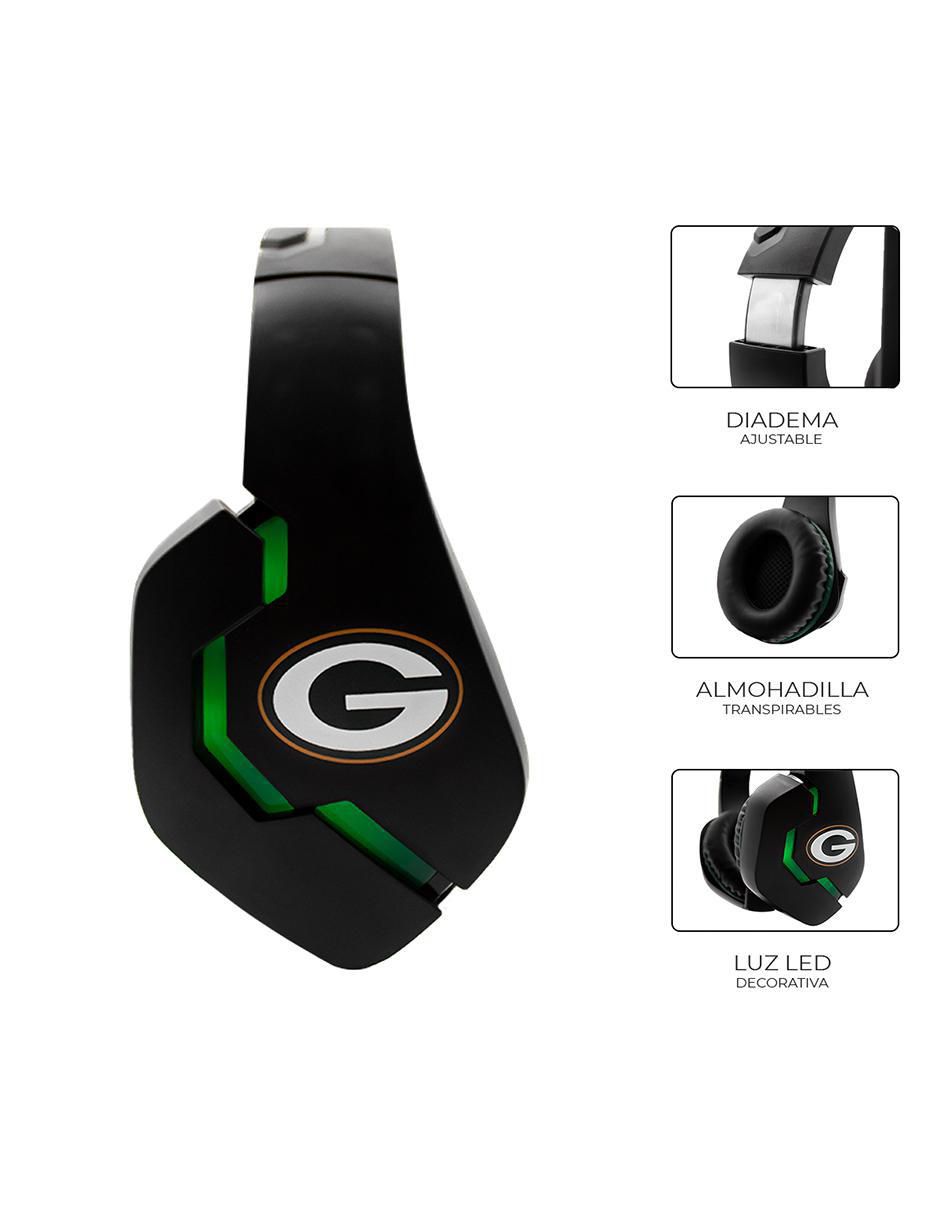 Audífonos gamer Green Bay Packers alámbrica 33 2