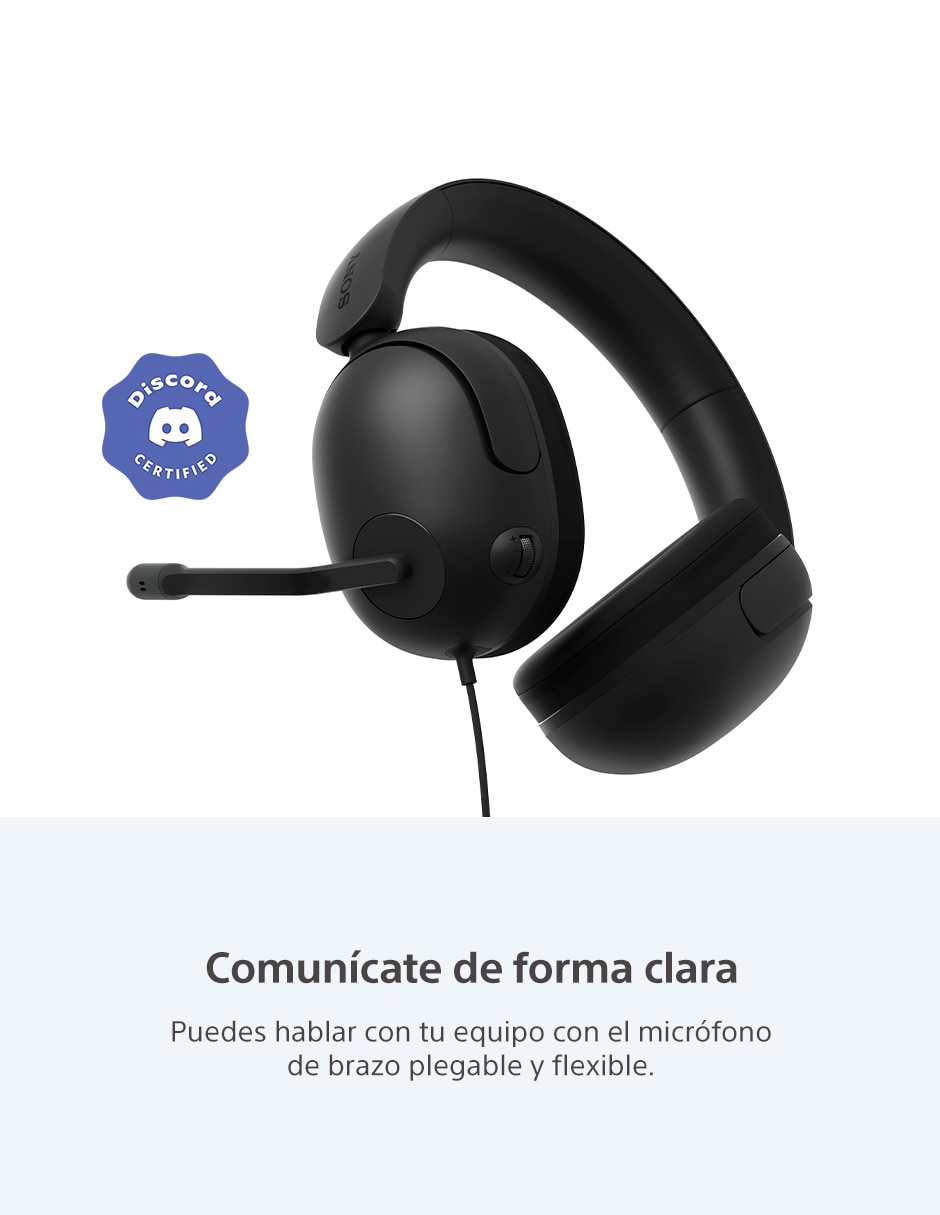 Audífonos gamer over-ear INZONE H3 alámbricos 3