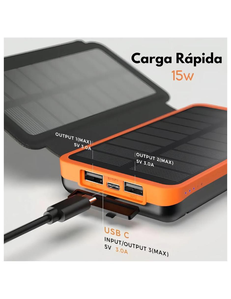 Batería portátil 30000 mAh
