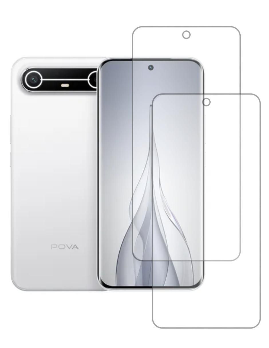 Mica para smartphone compatible con Pova Slim 5G de hidrogel