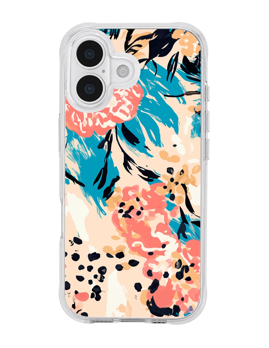 Funda para Iphone Blue Blossom de policarbonato