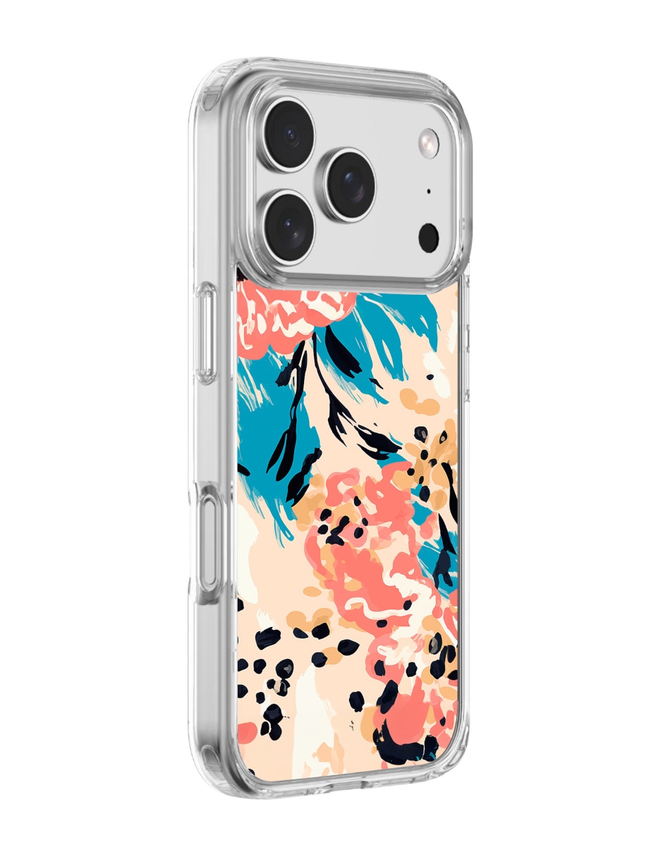 Funda para Iphone Blue Blossom de policarbonato 4