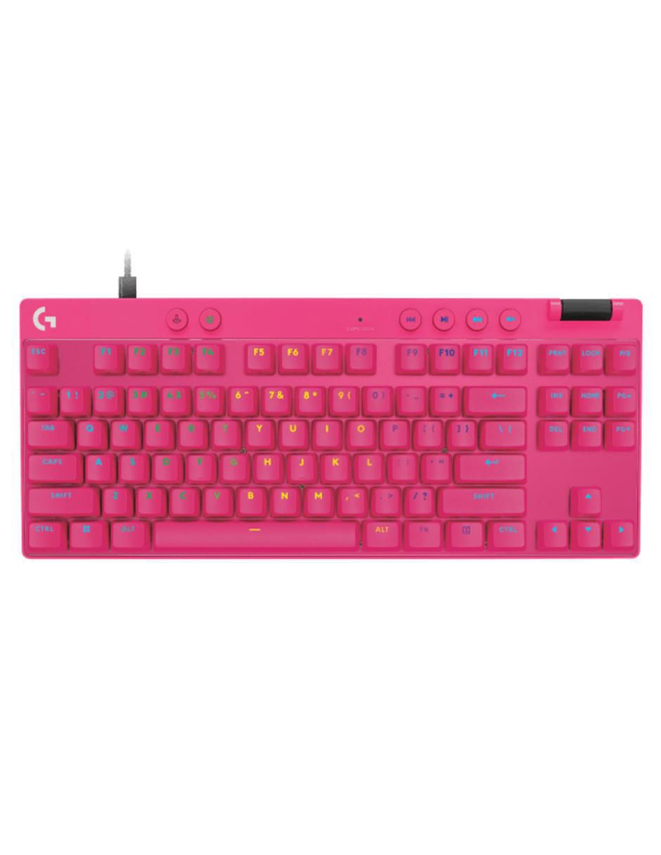 Teclado gamer USB-C QWERT inglés con interruptor táctiles brown clear PRO X TKL Rapid RGB Teclado gamer USB-C QWERT inglés con interruptor táctiles brown clear PRO X TKL Rapid RGB