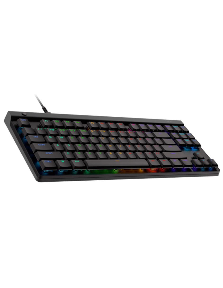 Teclado gamer USB-A 2.0 QWERT inglés con interruptor táctiles logitech 920-012868 / 920-012869
