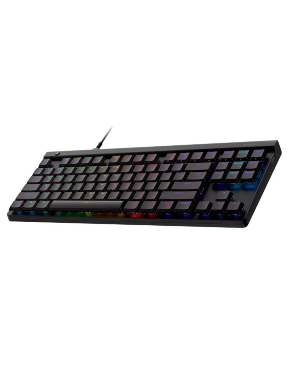 Teclado gamer USB-A 2.0 QWERT inglés con interruptor táctiles logitech 920-012868 / 920-012869