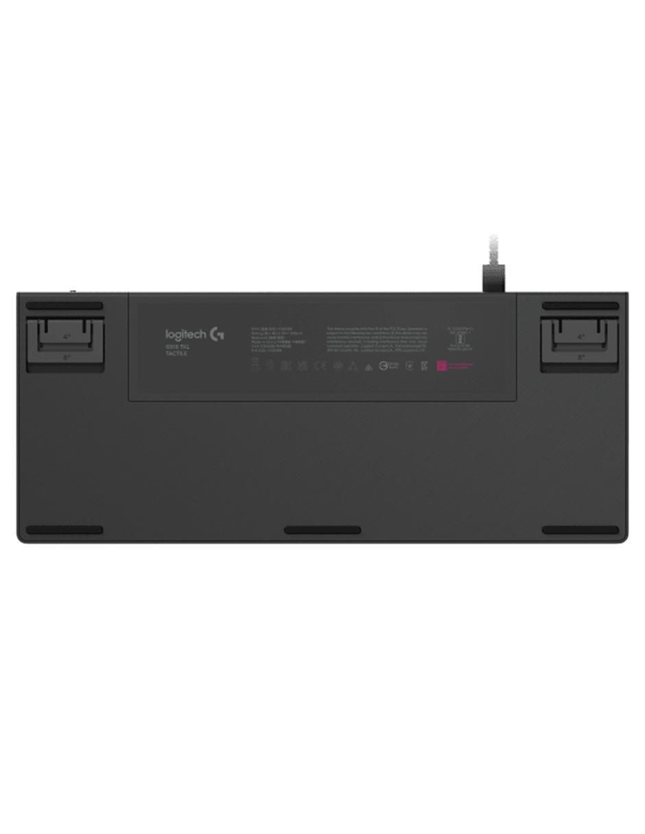 Teclado gamer USB-A 2.0 QWERT inglés con interruptor táctiles logitech 920-012868 / 920-012869
