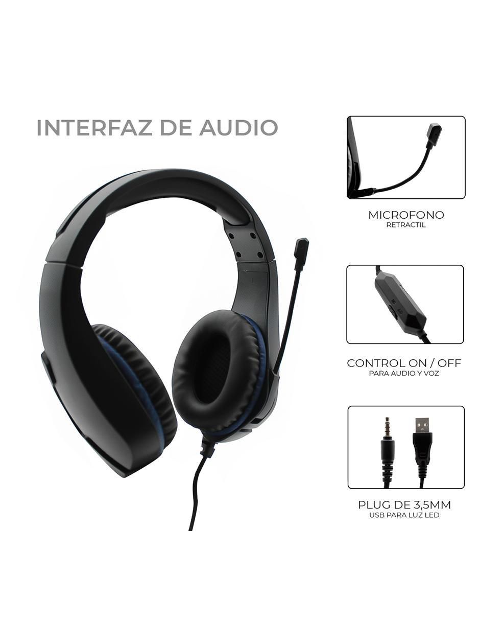 Audífonos gamer alámbricos 3